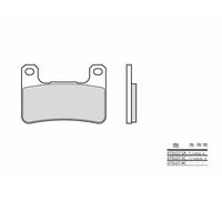Brembo S.p.A. Street Sintered Metal Brake pads - 07SU27SA