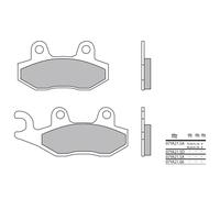 Brembo S.p.A. Street Sintered Metal Brake pads - 07YA21LA