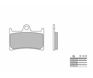 Brembo S.p.A. Street Sintered Metal Brake pads - 07YA23SA