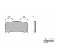 Brembo S.p.A. Street Sintered Metal Brake pads - 07YA35SA