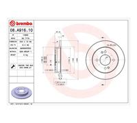 2x Brake Discs Pair Solid fits KIA PICANTO SA 1.1 Rear 04 to 11 G4HG 234mm Set