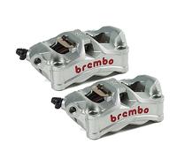 Pair of Brembo Racing Stylema Radial Brake Calipers 100mm With Pads - 220D02010