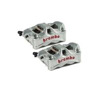 Pair of Brembo Racing Stylema Radial Brake Calipers 100mm With Pads - 220D02010