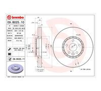 BREMBO UV Coated Brake Disc 09.B025.11