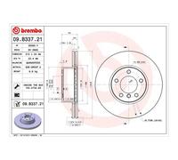 Brembo 09.B337.21 Prime Brake Disc