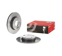 BREMBO UV Coated Solid Brake Disc Pair with screws - Fits Mercedes - 08.8679.11