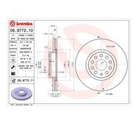 Brembo 09.9772.11 Prime Brake Disc