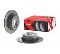 Brembo Xtra 2 x Rear Brake 296mm Disc Set fits BMW 1 Series 3 Series 08.A205.1X