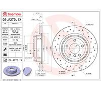 Brembo Xtra 2 x Rear Brake 336mm Disc Set fits BMW 3 Series X1 28 330 335 325