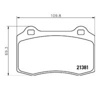 Brembo Xtra Brake Pad Set P36020X - Front or - Rear Axle - Free Shipping