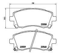 Brembo Xtra Brake Pad Set P78010X - Front or - Rear Axle - Free Shipping