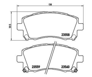 Brembo Xtra Brake Pad Set P78010X - Front or - Rear Axle - Free Shipping