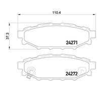 Brembo Xtra Brake Pad Set P78020X - Front or - Rear Axle - Free Shipping