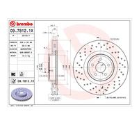 Brake Disc SUBARU IMPREZA 2.0 WRX Turbo AWD 09.7812.1X