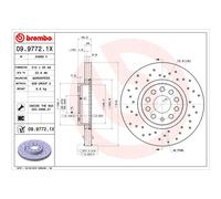 Brembo 09.9772.1X Xtra Brake Disc