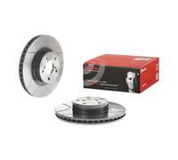 Brembo Xtra Line Max Vented Brake Disc Pair - Slotted - 09.5674.76 - OE Quality
