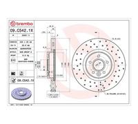 Brembo Brake Disc (Single) 09.C542.1X