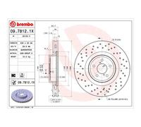 Brake Disc SUBARU IMPREZA 2.0 WRX Turbo AWD 09.7812.1X
