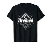 Bremen City Germany Retro Town Musicians Vintage Souvenir Value Graphic T-Shirt