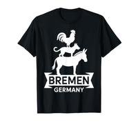 Bremen Germany Town Musicians Emblem Souvenir T-Shirt