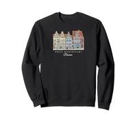 Bremen, Historic Houses Market, Germany, Hand drawing Sweatshirt