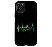 Bremen Skyline German Lover Heartbeat Heart I love Bremen Case for iPhone 11 Pro