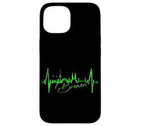 Bremen Skyline German Lover Heartbeat Heart I love Bremen Case for iPhone 15