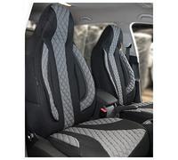 BREMER SITZBEZÜGE Custom Seat Covers Compatible with Land Rover Discovery Sport 5 Driver & Passenger from 2017 PL401 Black/Grey