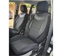 BREMER SITZBEZÜGE Custom Seat Covers for Car Seats Compatible with VW T5 Transporter 2003 Driver and Passenger Seat Covers Seat Protector Seat Cover FB:03 (Black/Black)