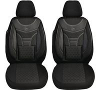 BREMER SITZBEZÜGE Dimensions Seat Covers for Car Seats Compatible with Jaguar XE 2015 Driver and Passenger Protective Covers Seat Protector Seat Cover FB:910 (Black)