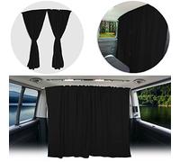 BREMER SITZBEZÜGE Division Driver's Cab Sun Protection Driver's Cab Curtains Compatible with Citroen Jumpy 3 from 2016 Black Camping Motorhome Accessories