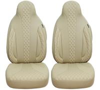 BREMER SITZBEZÜGE Measure Pilot Car Seat Covers Compatible with Jeep Grand Cherokee WK2 FL Driver & Passenger from 2017 / Car Seat Covers Protective Cover Set Car Seat Covers Pack of 2 in Beige