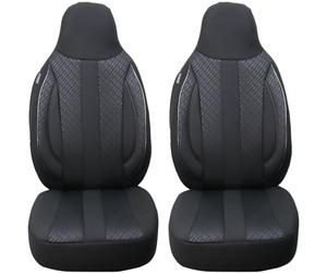 BREMER SITZBEZÜGE Measure Pilot Car Seat Covers Compatible with VW Passat B7 3C Driver & Passenger from 2010-2014 / Car Seat Covers Protective Cover Set Car Seat Covers Pack of 2 in Black