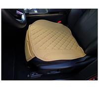 BREMER SITZBEZÜGE OT405 Faux Leather Caramel Beige with Beige Stitching Suitable for Ford Tourneo Transit Custom Seat Covers Car Seat Cushion