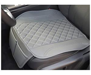 BREMER SITZBEZÜGE OT409 Faux Leather Seat Cover Compatible with Skoda Superb 3 Type 3V Seat Cushion in Faux Leather Grey