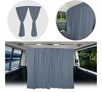 BREMER SITZBEZÜGE Partition Driver's Cab Sun Protection Driver's Cab Curtains Compatible with Peugeot Partner Tepee from 2008-2012 Grey Camping Motorhome Accessories