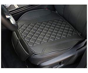 BREMER SITZBEZÜGE Seat Cover Faux Leather Black with Black Stitching Suitable for SsangYong Rexton 2 Seat Covers Car Seat Cushion OT404