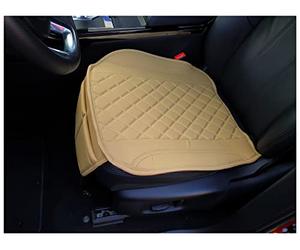 BREMER SITZBEZÜGE Seat Cover Faux Leather Textile Leather Compatible with BMW X1 E84 Seat Cushion in Faux Leather Beige OT405