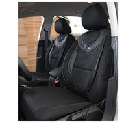 BREMER SITZBEZÜGE Seat Covers for Car Seats Compatible with Fiat Punto Type 199 2005-2018 Driver and Passenger Seat Protector Seat Cover FB:G102 (Black)