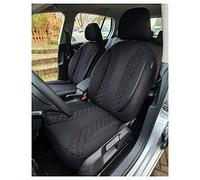 BREMER SITZBEZÜGE Seat Covers for Car Seats Compatible with Toyota Verso Facelift 2013-2018 Driver and Passenger Seat Protector Seat Cover FB:N304 (Black)