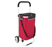 bremermann BRINKUM shopping cart - capacity 45 L, shopping cart, hand trolley with bag, incl. cooling compartment (Red)