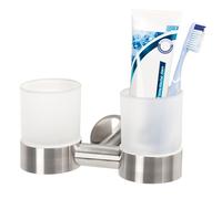 bremermann PIAZZA Bathroom Range - Double Glass Holder, stainless steel (stainless steel)