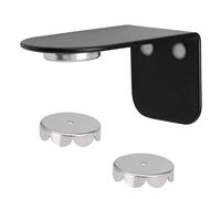 bremermann PUREZZA Magnetic Soap Holder - Free Hanging Soap with Magnet - Glue or Drilling (Black)