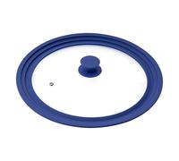 bremermann? Universal Glass Lid with Silicone Edge, 30/32/34cm, large (blue)