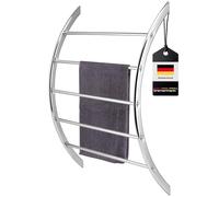 bremermann Wall-Mounted Towel Rail with 5 Rails (chromed)