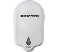 Bremmer Automatic Touchless Hand Sanitiser & Soap Dispenser - Sensor, Hands-Free Hygienic Pump for Home, Bathroom & Office Use, White