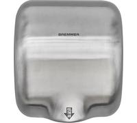 Bremmer Generic Turbo Hand Dryer | High Velocity Low Energy Eco Friendly Electric Dryer | Electric Hand Dryers for Toilets Commercial | Hand Dryer for Toilets (Brushed Steel)