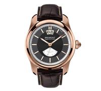 Bremont Hawking Men's Dark Brown Leather Strap Watch