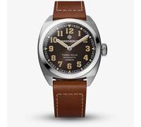 Bremont Terra Nova 38 Brown Leather Strap Watch TN38-ND-SS-BK-L-S