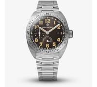 Bremont Terra Nova 40.5 Brown & Silver Watch TN40-PWR-SS-BK-B